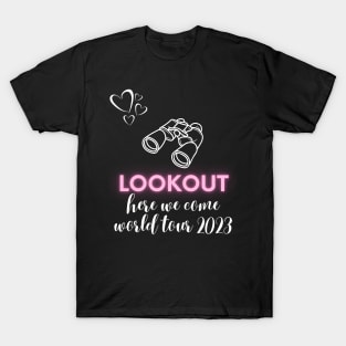 scentsy lookout, here we come, world tour 2023 T-Shirt